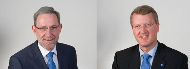 von Links: Franz-Günter Fehling, Helmut Vilmar